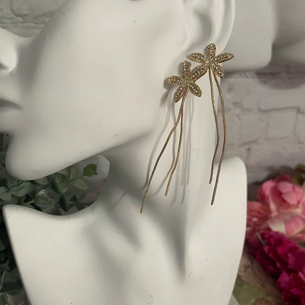 N/A gold rhinestone